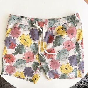 Banks Journal 7” Soho Flower Print Swim Board Short Men’s XL Lined